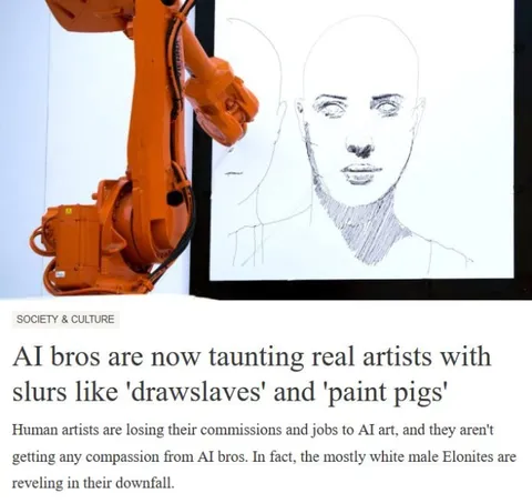AI Bros Taunt Real Artists
