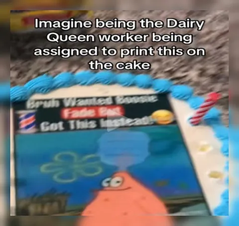 Dairy Queen Cake Disaster