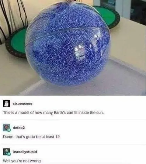 Earths Inside the Sun