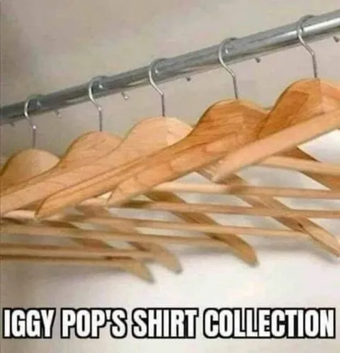 Iggy Pop's Shirt Collection