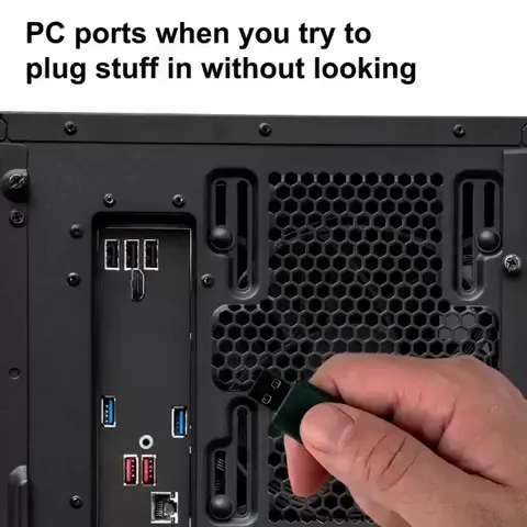 PC Ports Move When Plugging Blind
