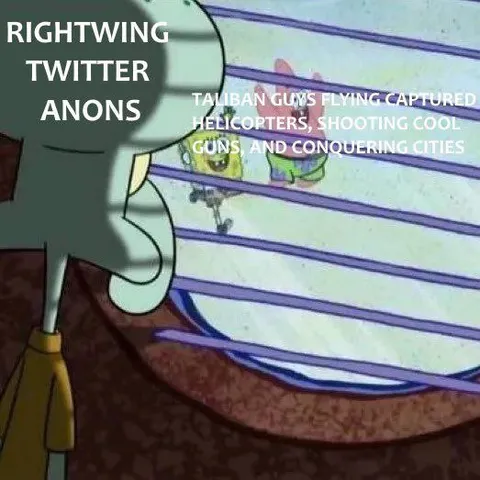 Rightwing Twitter Anons Watching Afghanistan