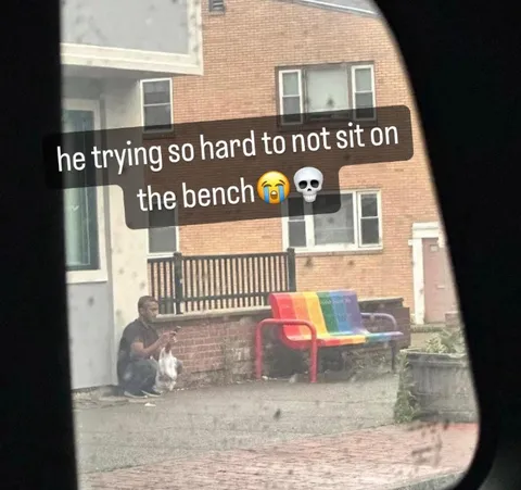 Trying Not to Sit on the Bench