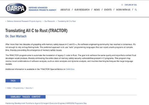 Translating All C to Rust