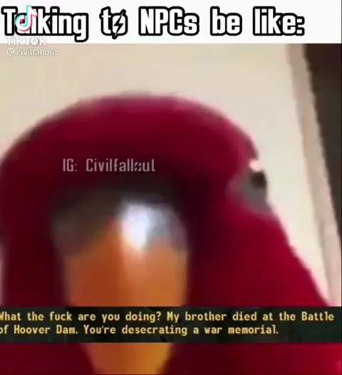 Talking to NPCs Be Like