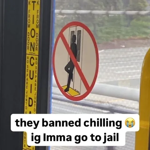 Banned Chilling on the Bus