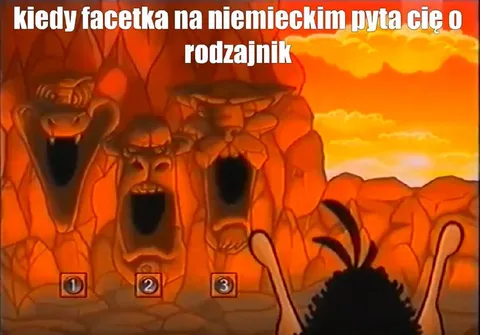 Kiedy facetka pyta o rodzajnik