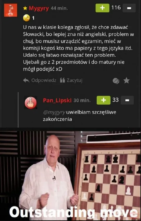 Wybitne posunięcie z maturą