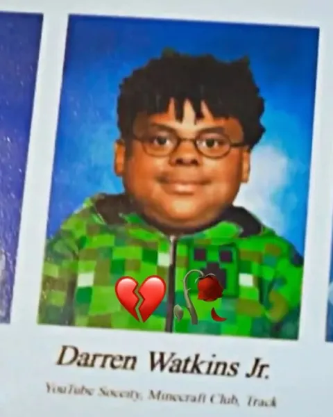 Darren Watkins Jr. Yearbook Photo