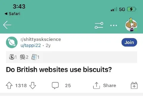 Do British Websites Use Biscuits?