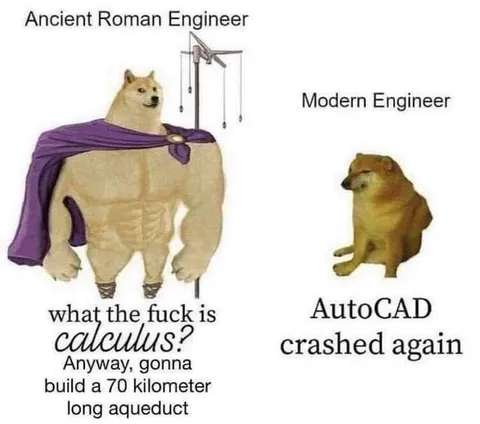 Ancient Roman Engineer vs Modern Engineer