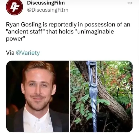 Ryan Gosling's Ancient Staff