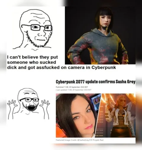 Sasha Grey in Cyberpunk
