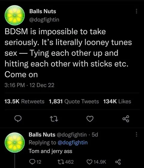 BDSM Is Looney Tunes Sex