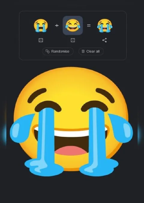 Смеющийся до слёз эмодзи
