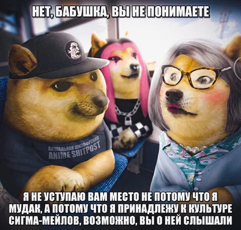 Бабушка не понимает сигма-мейлов