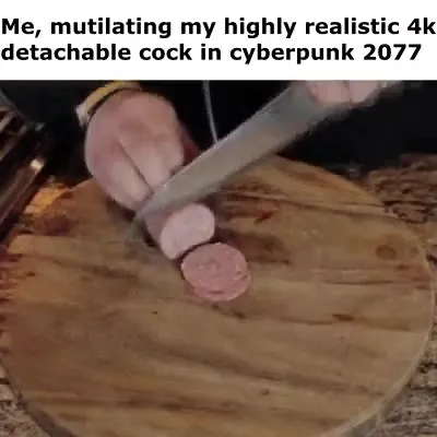 Detachable Cyberpunk Cock Mutilation