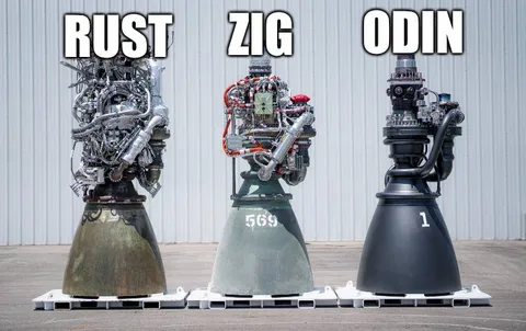 Rust Zig Odin Rocket Engines