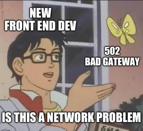 New Front End Dev Gets 502