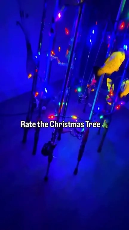 Fishing Rod Christmas Tree