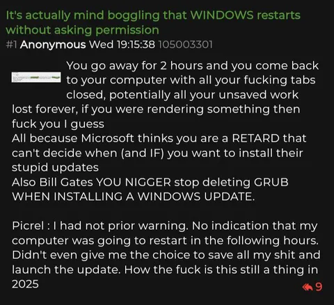 Windows Restarts Without Permission