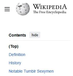 Notable Tumblr Sexymen