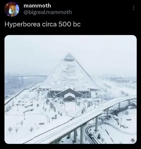 Hyperborea Pyramid in Snow