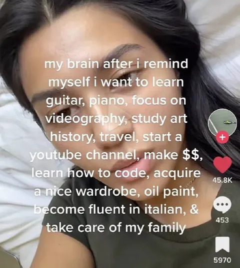 My Brain After Setting Too Many Goals