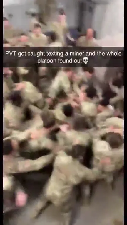 Platoon Finds Out He Texted a Miner