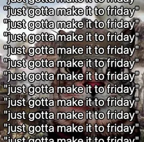 Just Gotta Make It to Friday