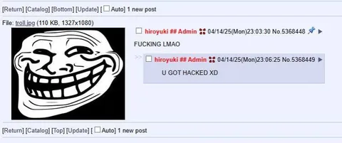 U Got Hacked XD Trollface