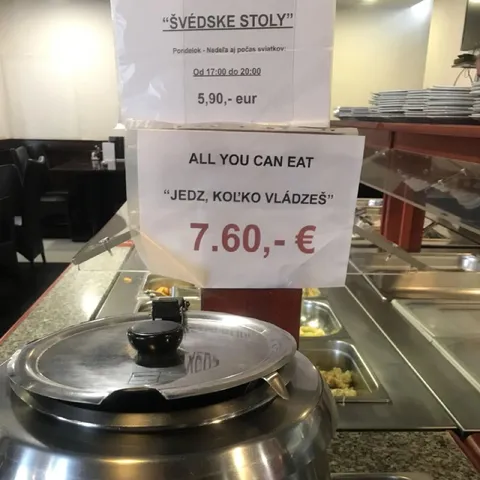 Jedz, koľko vládzeš za 7,60 €