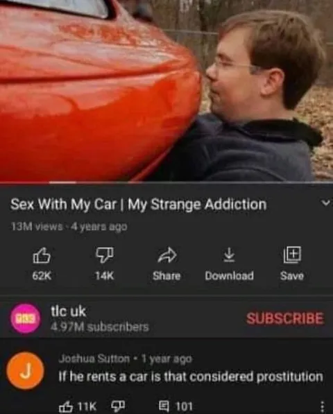 Sex With My Car