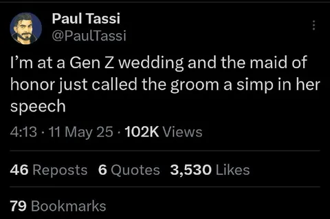 Gen Z Wedding Speech