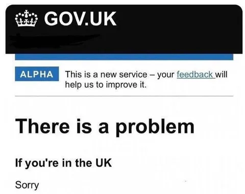 There Is a Problem in the UK