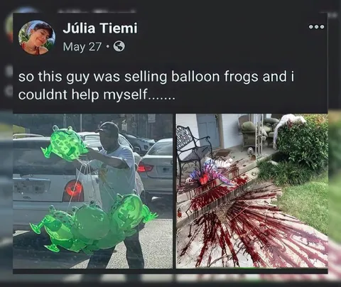 Balloon Frog Explosion