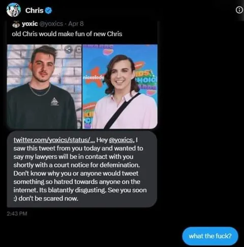 Old Chris Would Mock New Chris