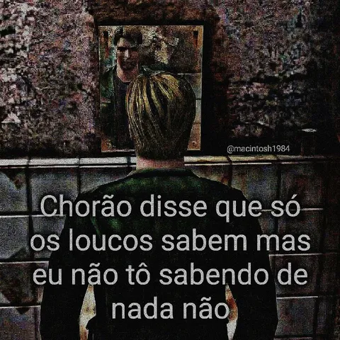 Eu não tô sabendo de nada