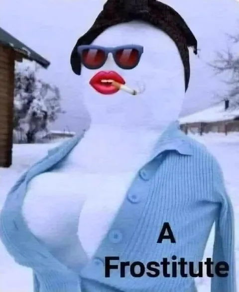 A Frostitute Snow Woman