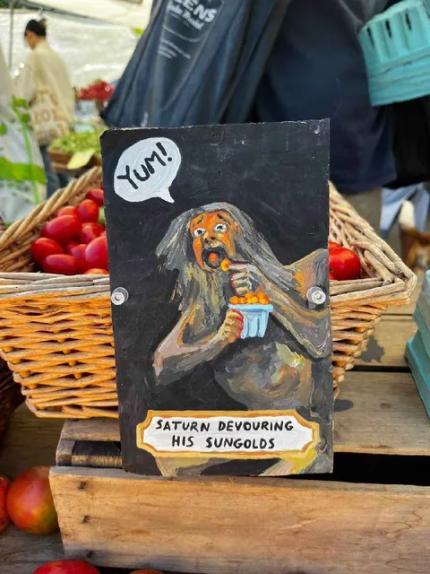 Saturn Devouring His Sungolds