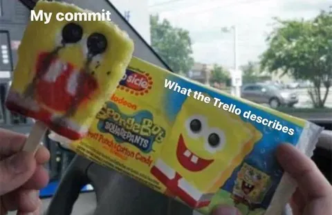 My Commit vs Trello Description