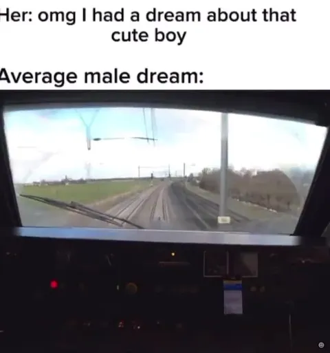 Average Male Dream Train Ride