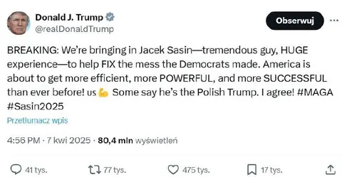 Trump Endorses Polish Trump