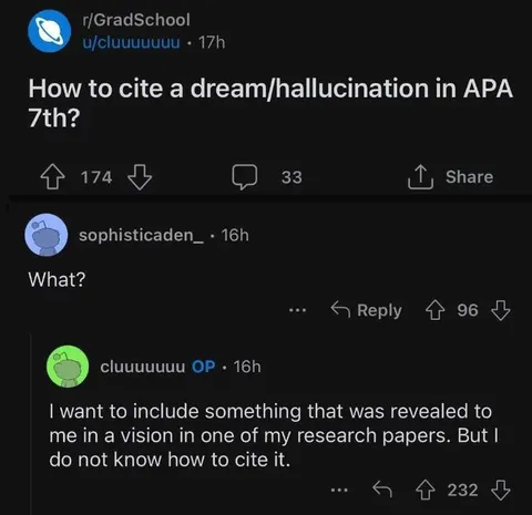 How to Cite a Hallucination