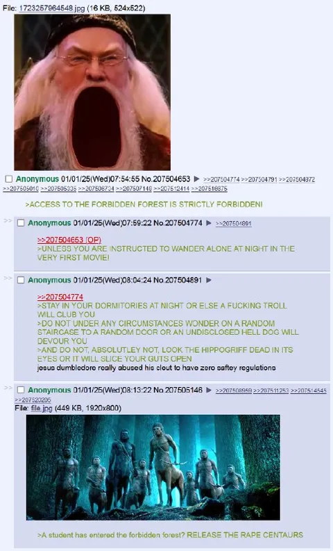 Forbidden Forest Safety Rules