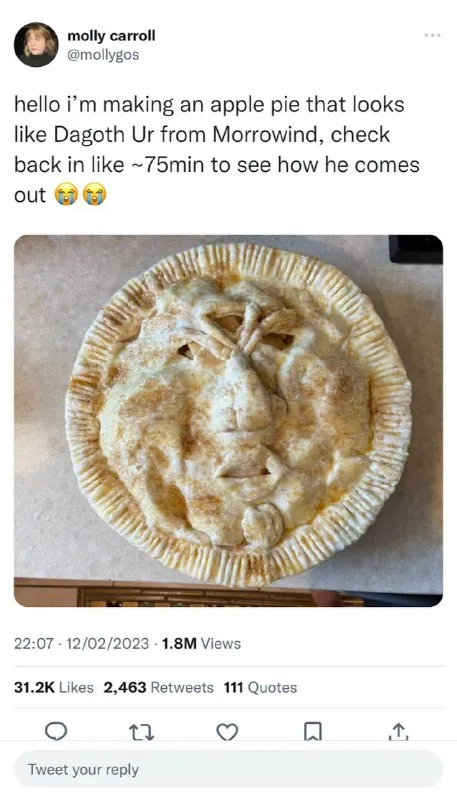 Dagoth Ur Apple Pie