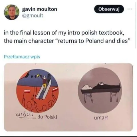 Returns to Poland and Dies