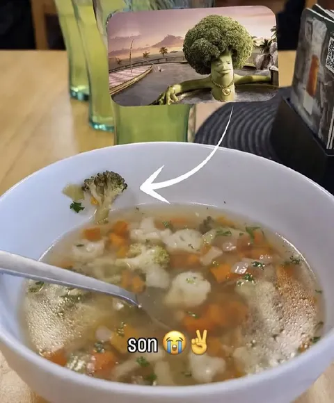 Son Refuses to Eat Broccoli