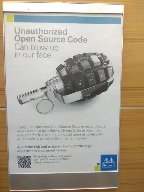 Unauthorized Open Source Code Grenade