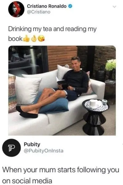 When Mum Follows You Online